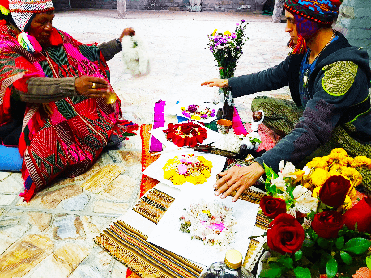 Offering to Mother Earth (Pachamama)